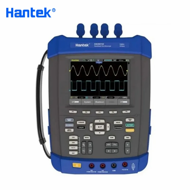 

Цифровой осциллограф Hantek DSO8202E, 6 в 1, 200 МГц, 2 канала, частота дискретизации 1 Гвыб/с, большой осциллограф с цветным ЖК-дисплеем 5,6 дюйма TFT