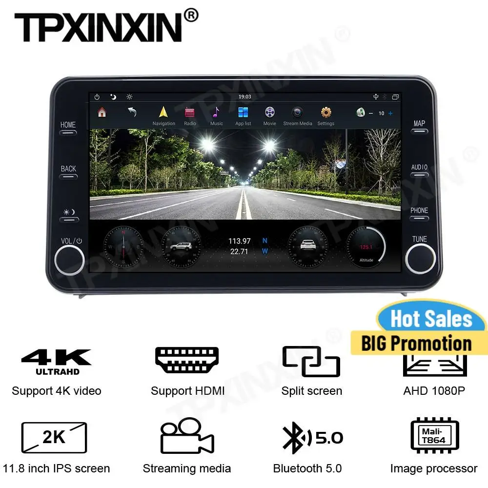

HD Scree 1920*1080 Android 9 Car Multimedia Player Streaming Media For Toyota Corolla LEVIN 2019 2020 GPS Radio Stereo Head Unit