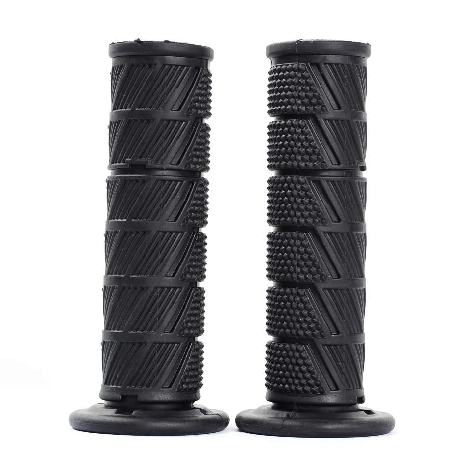 

New Vintage Cafe Racer Motorcycle Hand Grips Rubber Handle Bar 7/8" 22mm for CG125 CB400 HONDA KAWASAKI YAMAHA SUZUKI DUCATI KTM
