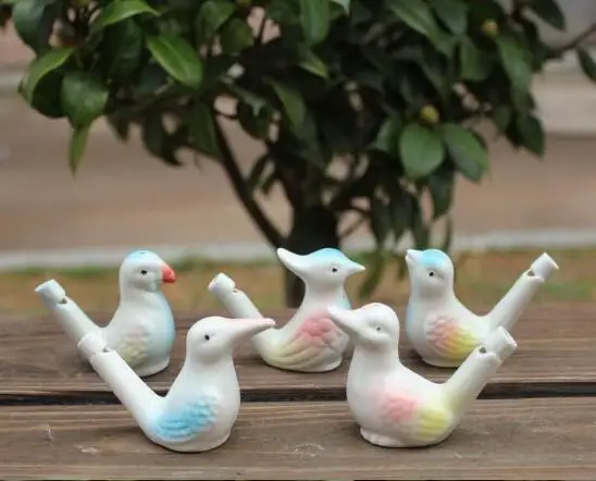 200pcs wholesale dropship new arrival water bird whistle clay ceramic Glazed whistle-peacock Birds | Дом и сад