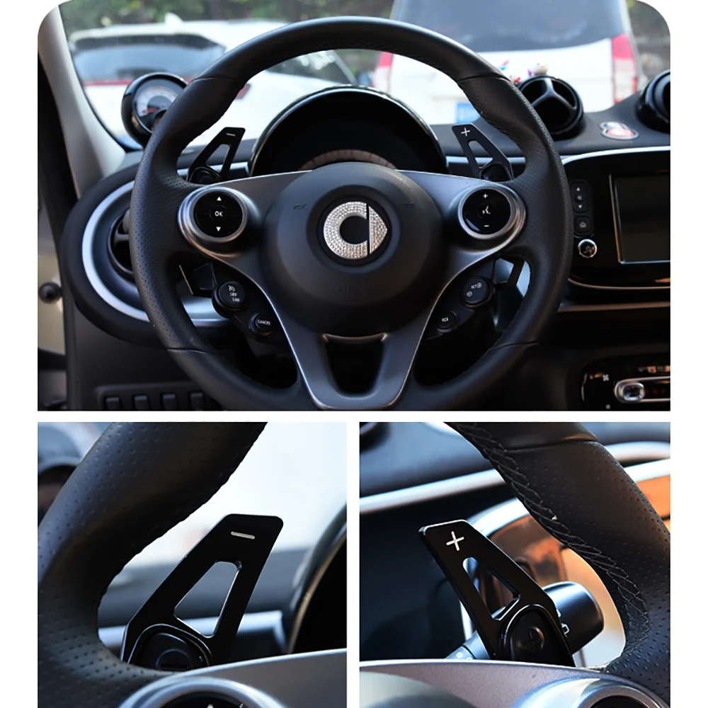 2 шт. лопатки для руля Mercedes Smart Fortwo Forfour 453 451|Наклейки на автомобиль| |