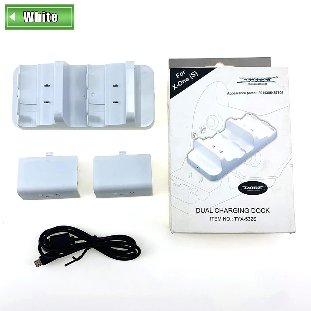 Новинка 3 в 1 двойная зарядная док станция + 2 аккумулятора USB кабель для зарядки