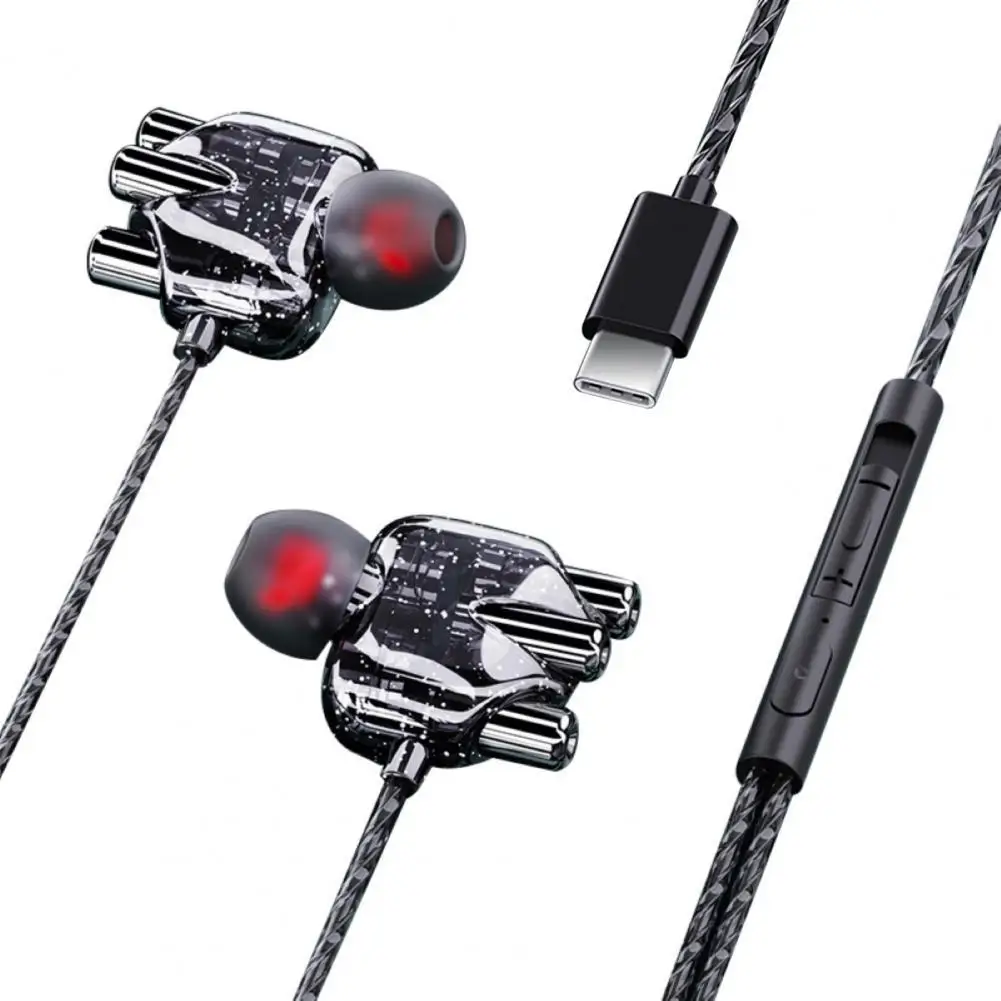 

In-ear Dual Coil Heavy Bass HiFi Sound Sport Earphone with Microphone for HUAWEI