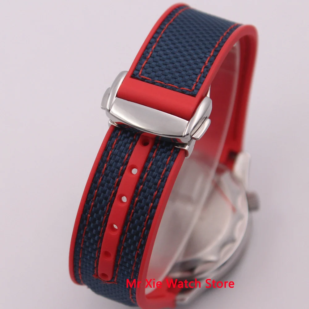 Часы мужские кварцевые с сапфировым стеклом водонепроницаемые календарем и