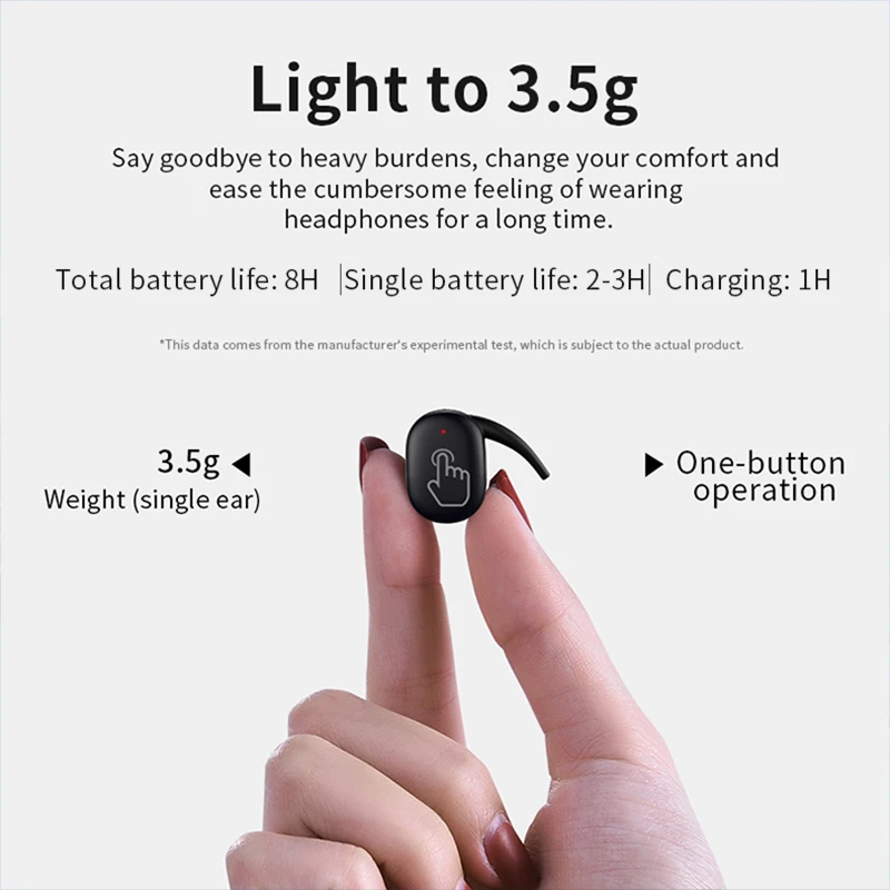 

T2C TWS Bluetooth Earphone Wireless Headphones for Xiaomi Huawei Mobile Stereo Earbud Sport Ear Phone Earbuds Headsets