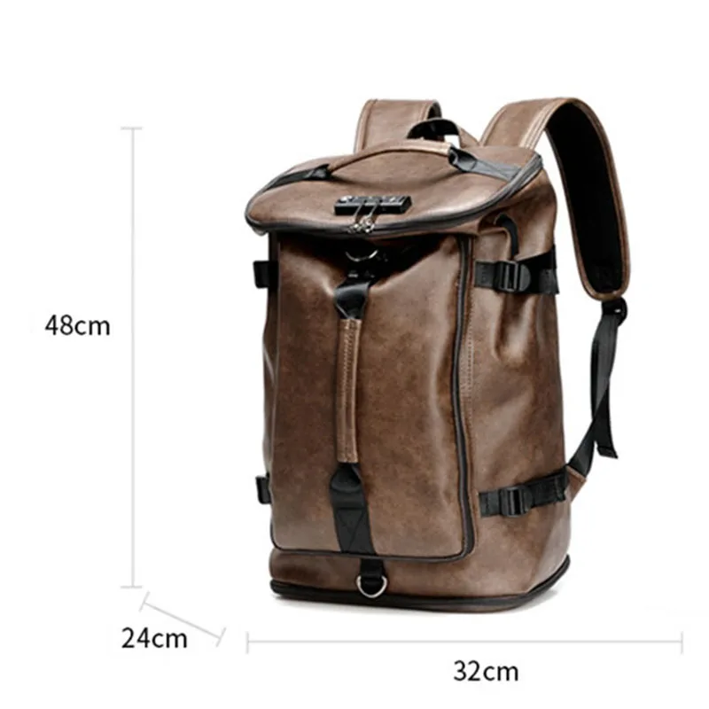 

Vintage Backpack for Men's Bags Travel Backpack Large Capacity Shoulder Bags Retro USB Charge Backpack Multifunction Waterproof