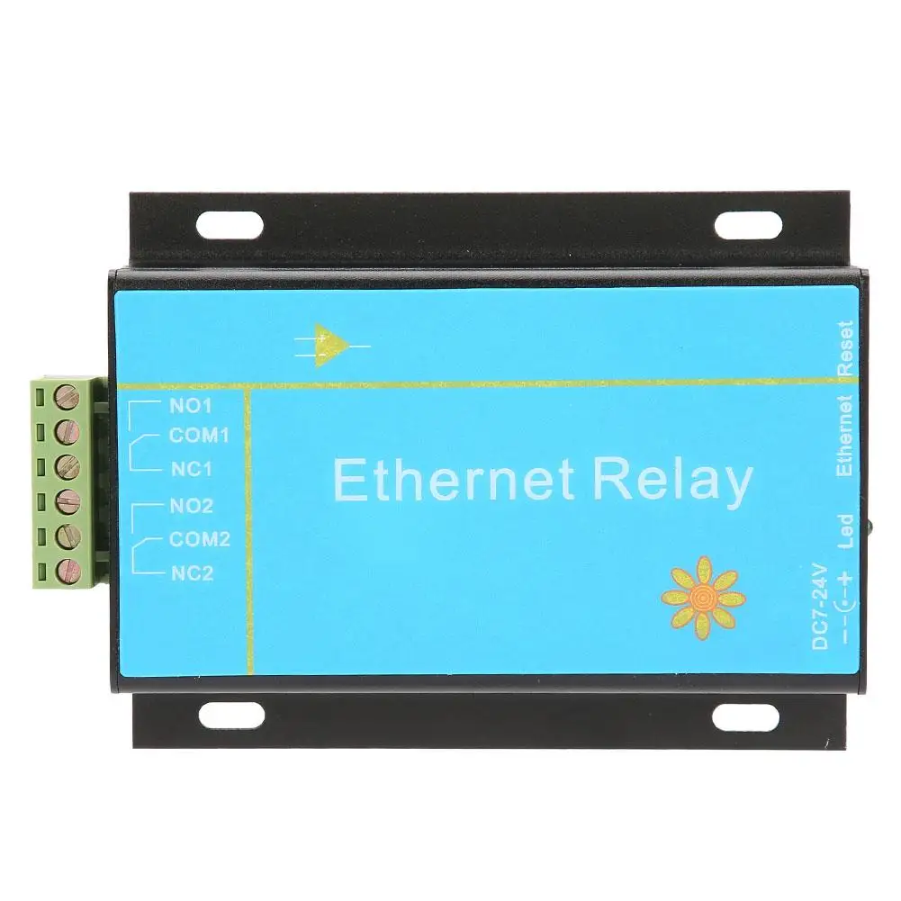 HHC N2DC Ethernet 2 канала реле Плата переключатель задержки умный дом контроллер модуль