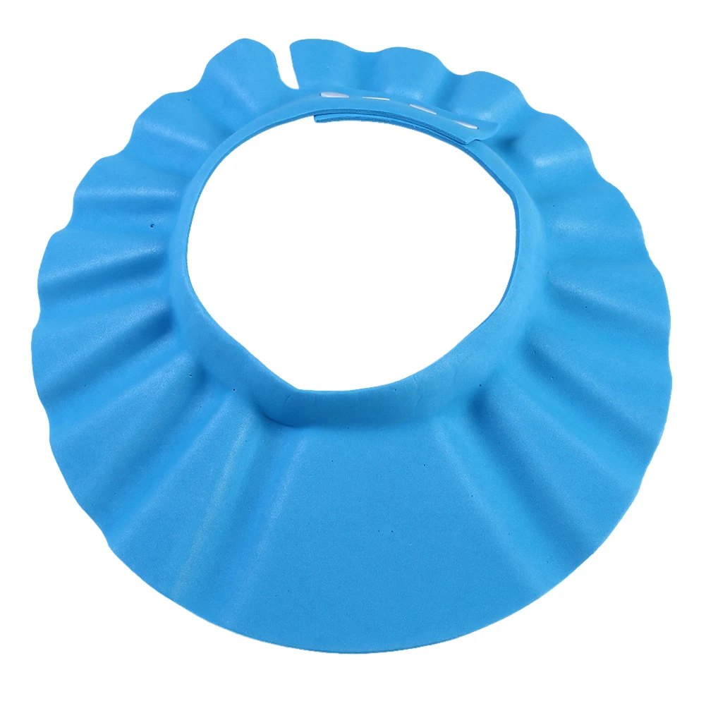 

2017 Brand New Baby Children Kids Safe Shampoo Bath Bathing Shower Cap Hat Wash Hair Shield adjustable elastic Shampoo Cap