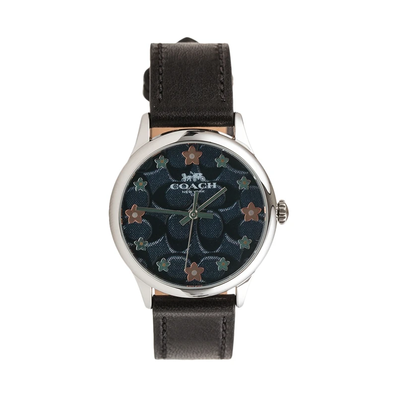 Black 14503292 Подлинные оригинальные и брендовые новые COACH W1546 аксессуары COACH RUBY часы 14503252/14503292 - Цвет: Black 14503292