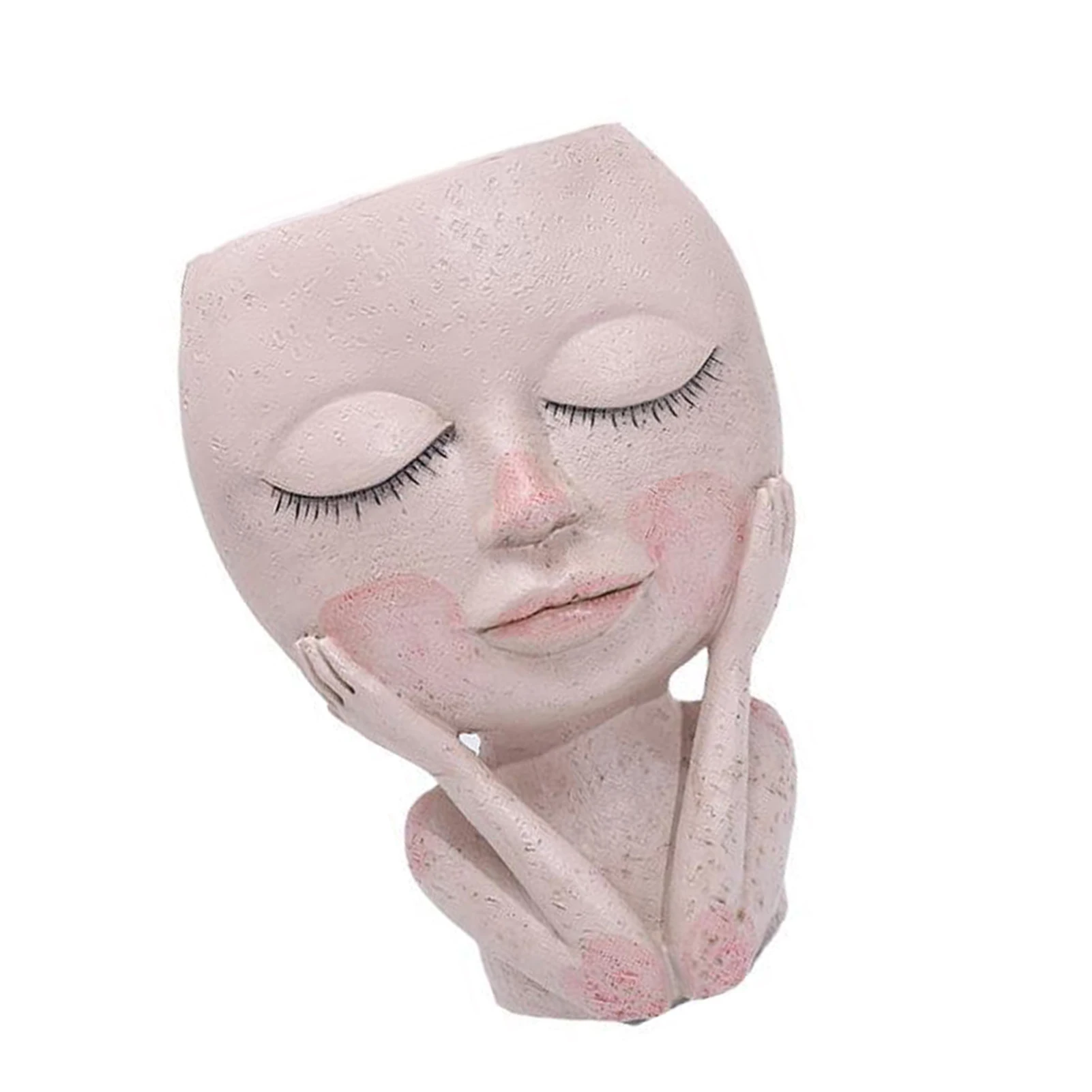

Figure Shape Flower Pot Durable Practical Resin Plant Container Decoration
