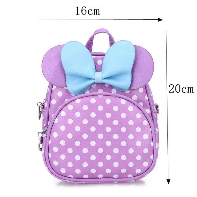 Новый рюкзак на плечо с мультипликационным принтом Disney сумка для девочек в
