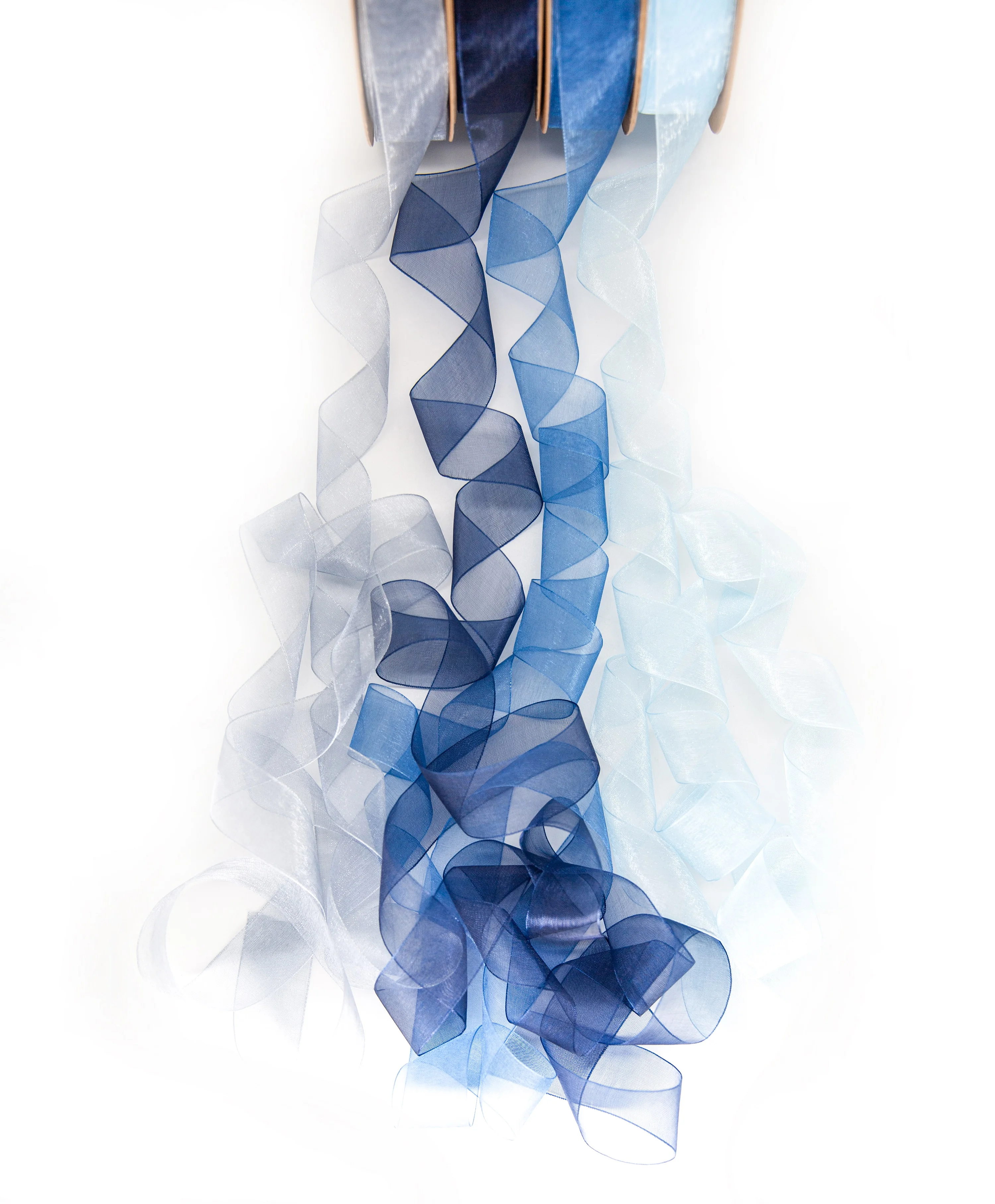 Лента из органзы 25 мм в рулоне прозрачная шифоновая лента 45 м цветные ленты для