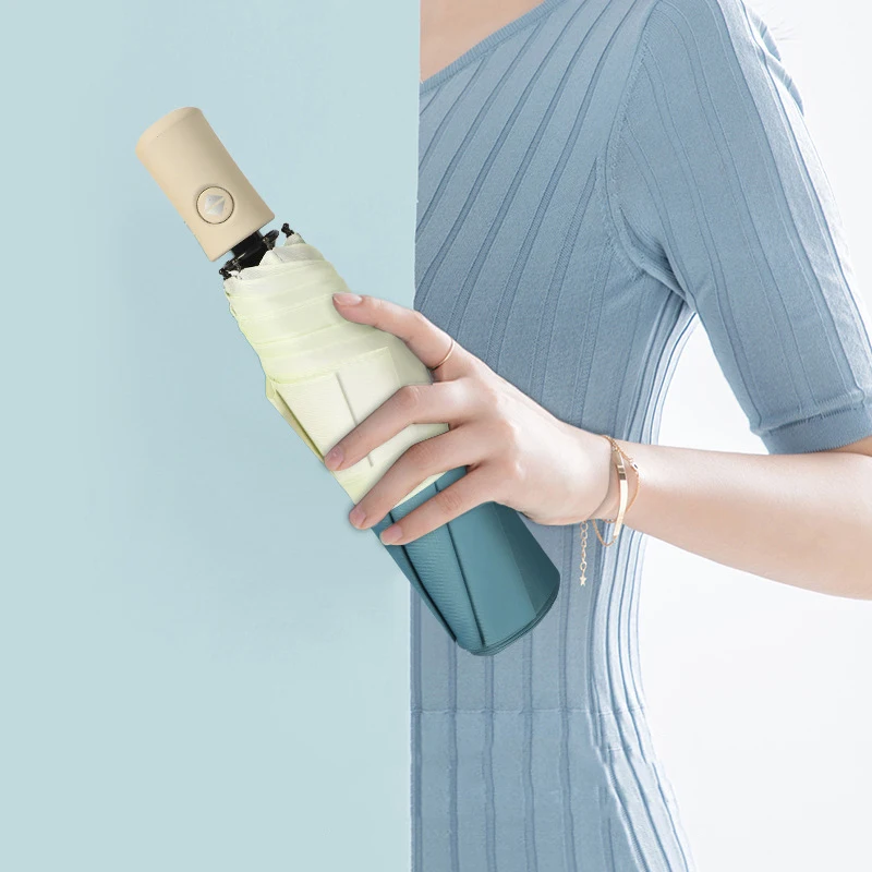 Складной Автоматический ветрозащитный зонт компактный складной с перевернутым