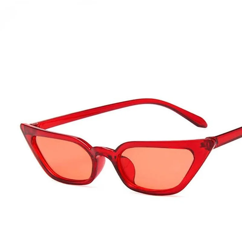 

2021 New Trend Cat Eye Sunglasses Transparent Sunglasses Small Frame Vintage Glasses for Women
