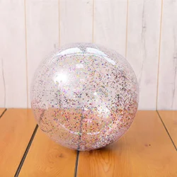 24 inch clear ball YUYU надувные шары для бассейна бассейн Фламинго поплавок Детские поплавки для бассейна детский бассейн игрушки для купания Блестящий бассейн мяч - Цвет: 24 inch clear ball