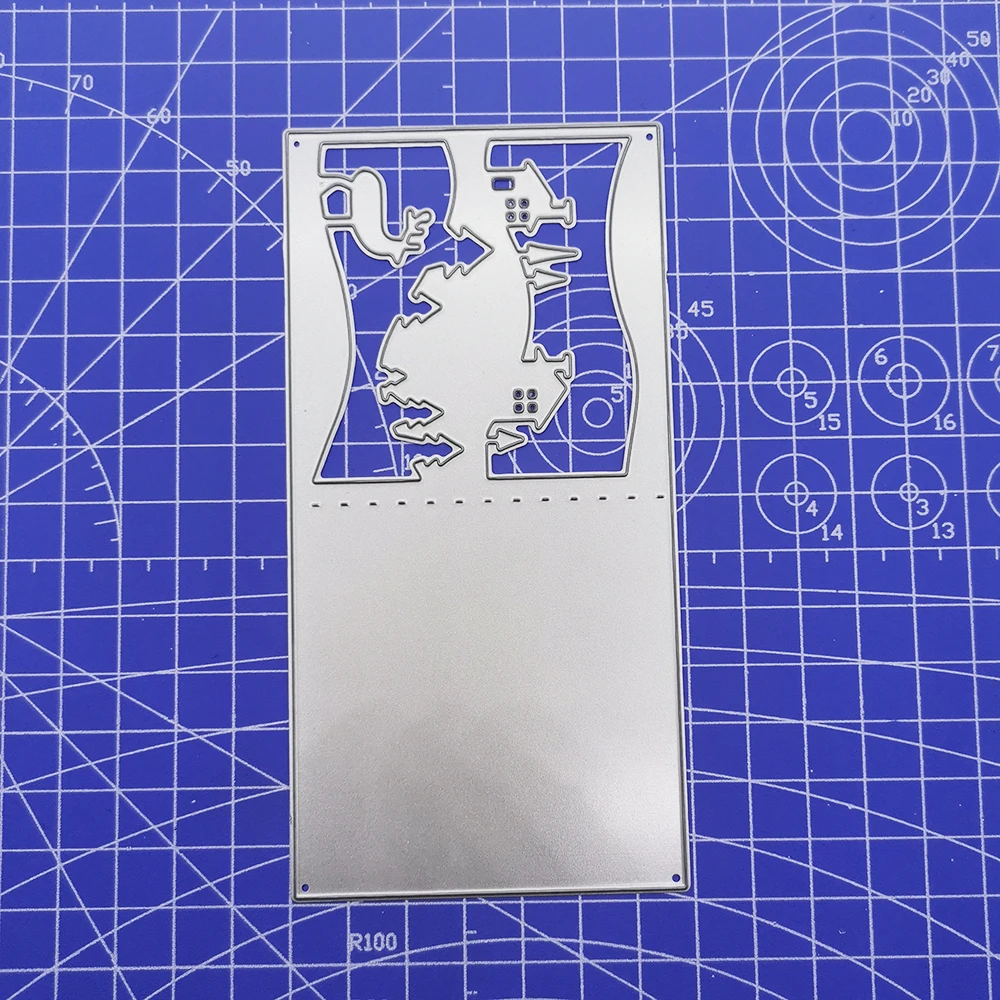 Christmas Folding Card Craft Metal Cutting Frame Templates Scrapbooking Embossing Paper Cards Photo Album Stencils Dies | Дом и сад