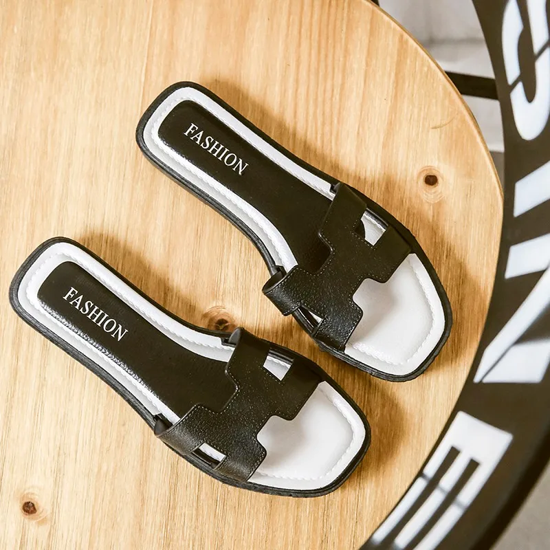 

Women's Summer Sandals 2021 New Fashion Slippers Beach Slippers Flip Flops Casual Indoor Flat Slippers Cheap Wholesale