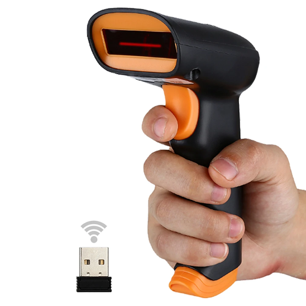 Беспроводной сканер штрих кодов UEEVII S2 2 4 ГГц лазерный проводной для Windows ПК MAC 2000