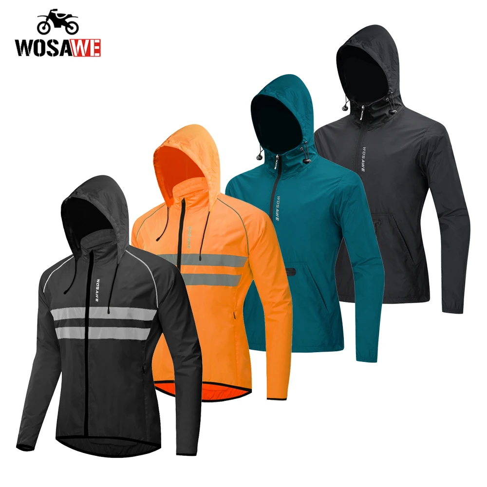 Мужские велосипедные куртки WOSAWE водонепроницаемые для езды на велосипеде с