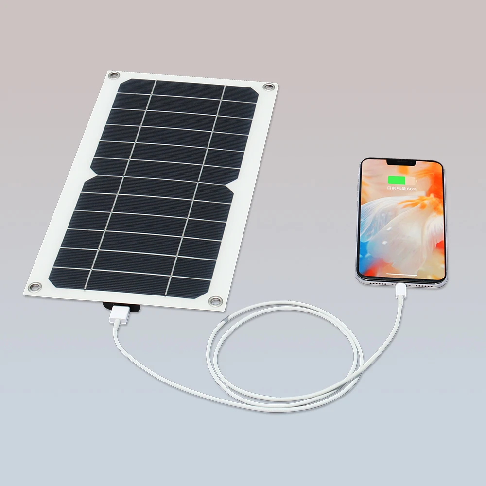 

Mini Solar Panel 12V 5V USB 1000mA Kit Portable Cell Phone Battery Charger Voltage Regulator Power Bank Camera Light 18650 3.7V
