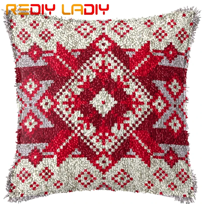 Крюк с защелкой подушки красный Mandana стрелка предварительно холщовые