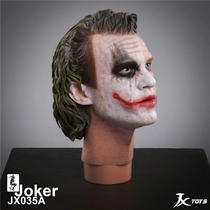 В наличии JXTOYS 035 1/4 весы мужской фигуры аксессуар Темный рыцарь Джокер голову