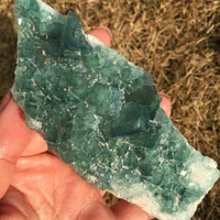 natural green fluorite crystal crystal rock decoration