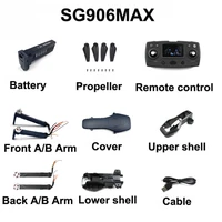 sg906max sg906 max gps rc drone spare parts shell receiver board propeller blade camera remote control line motor arm set etc