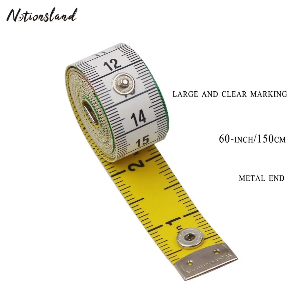 Портативная мягкая рулетка 150 см/60 дюймов немецкое качество измерительная