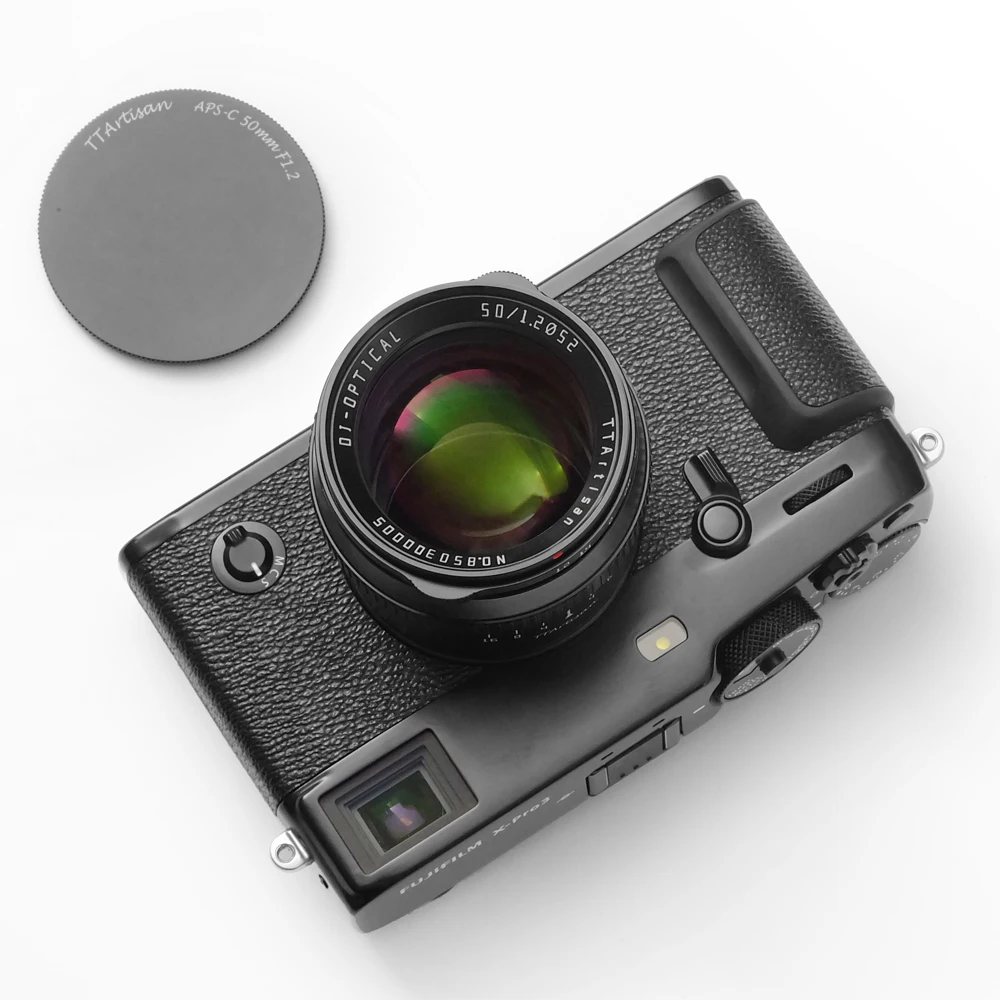 APS-C объектив TTartisan 50 мм F1.2 большой портретный Aputure для камер SONY E FUJI X Canon EOS M M4/3 mount |