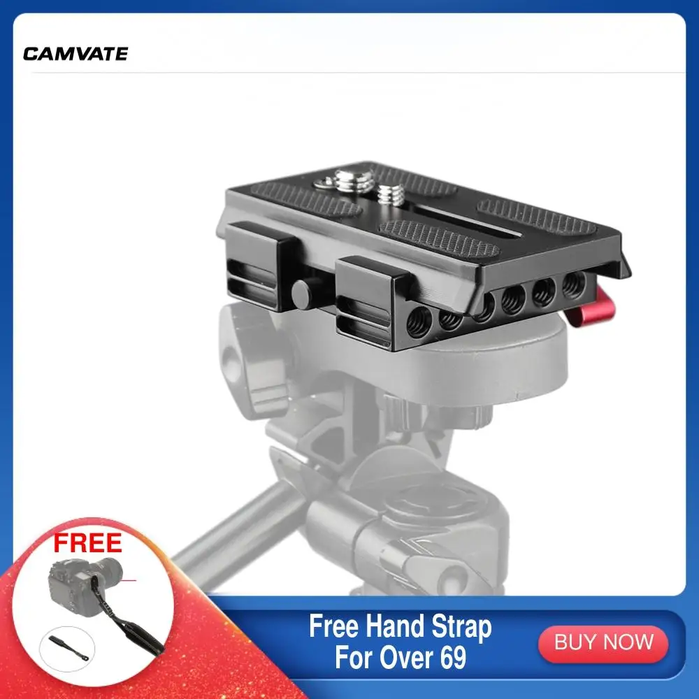 CAMVATE Камера быстросъемное крепление опорной площадки с 1/4 3/8 резьбы для Manfrotto 577/ 501/