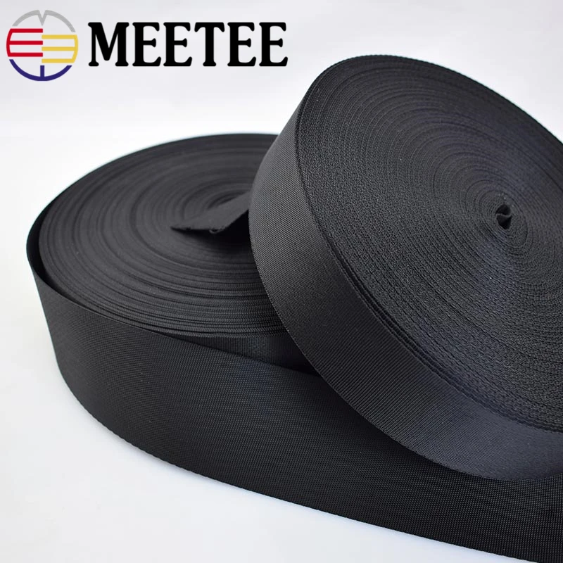 5 ярдов Meetee 2/2.5/3.2/3.8/5 см черная лента для ошейника собаки ремешок шитья сделай сам