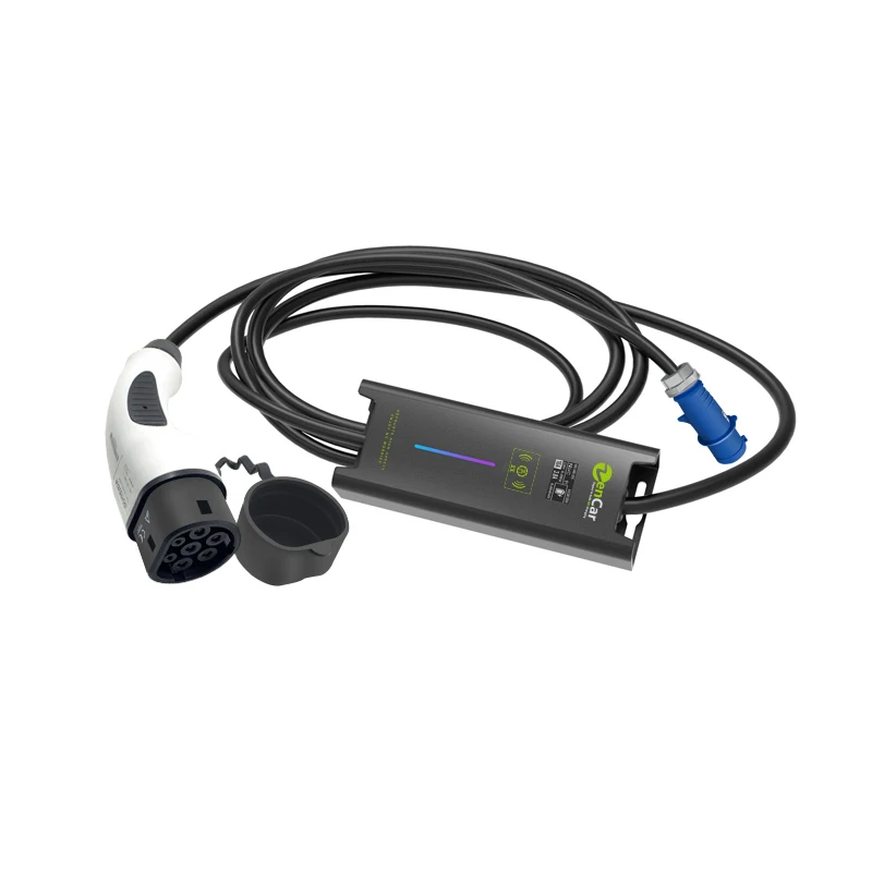 Зарядные станции EVSE Wallbox Ev 10 А 16 20 24 32 синяя вилка Cee IEC62196 тип 2 электрическое