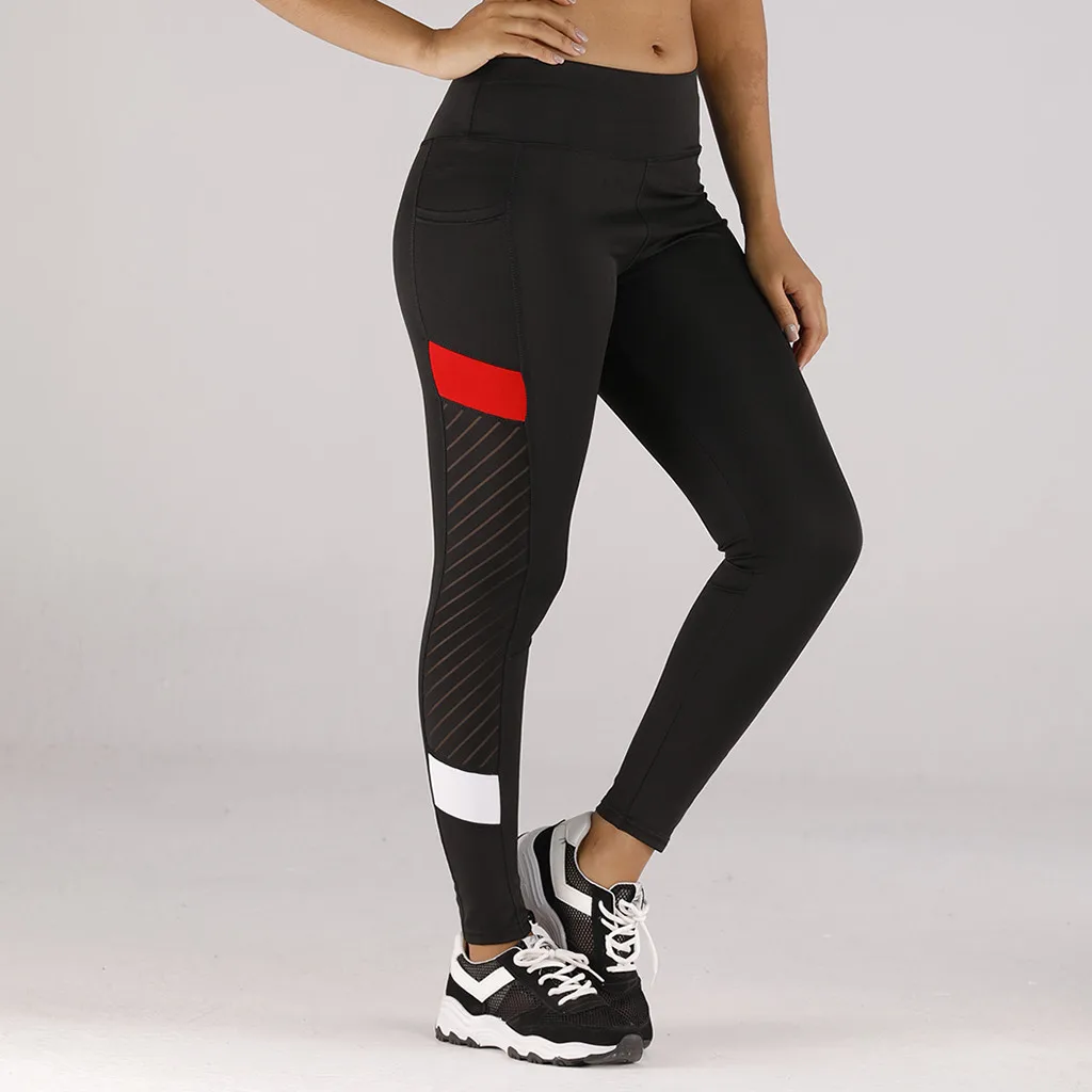 

High Waist Sports Leggings Tummy Control Yoga Pant Fitness Seamless Tight Running Gym Trousers Women Hip Push Up Yoga Leggings