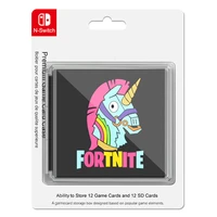 fortnite series rainbow smash game card box for nintendo switch ns cards portable storage boxs accessories