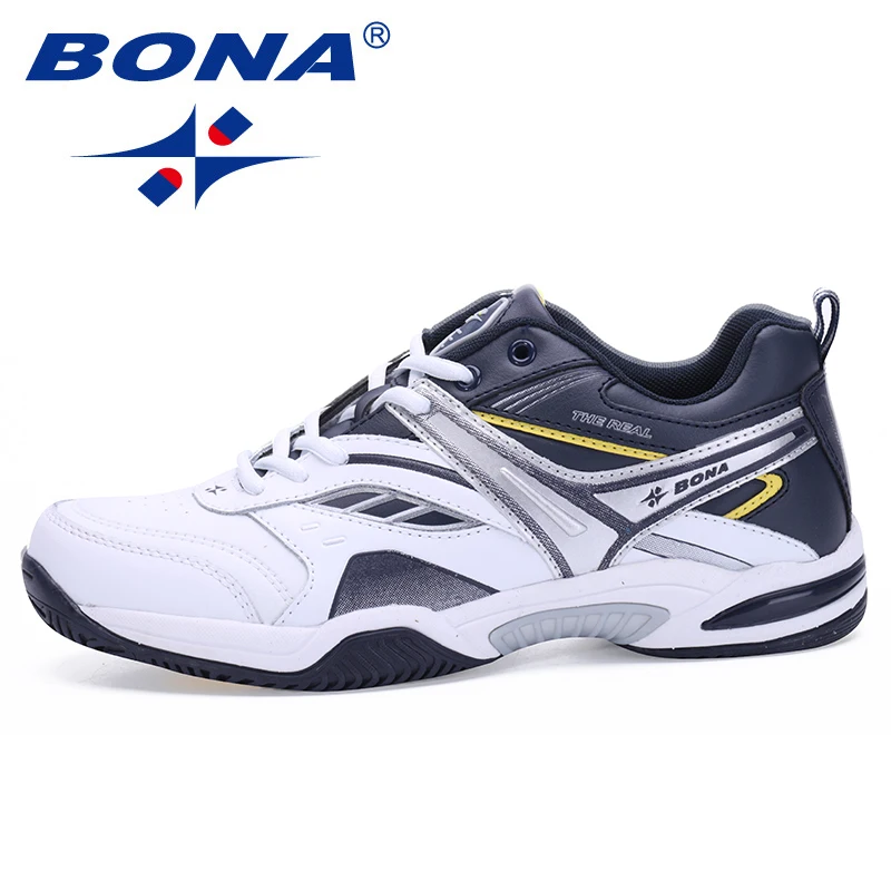 

BONA New Classics Style Men Tennis Shoes Lace Up Men Sport Shoes Top Quality Comfortable Male Sneakers Shoes Fast Free Shipping