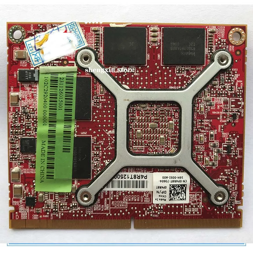 hd6770m hd 6770m m5950 216 0810001 ddr5 1gb mxm графическая vga видео