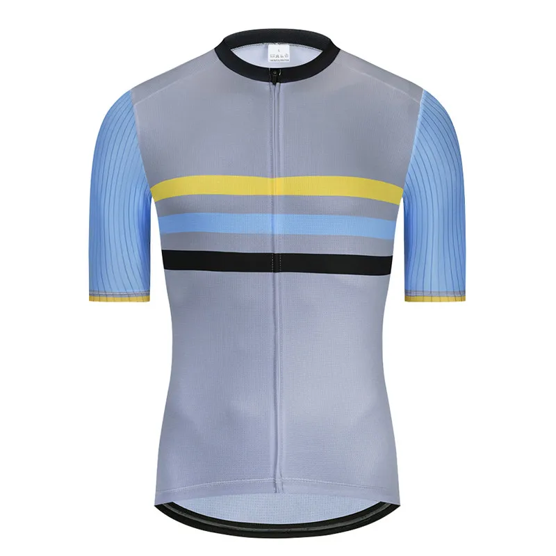

Велосипедная майка для гонок, топ с коротким рукавом, велосипедная рубашка, простая полосатая Майо, летняя велосипедная одежда для горного ...