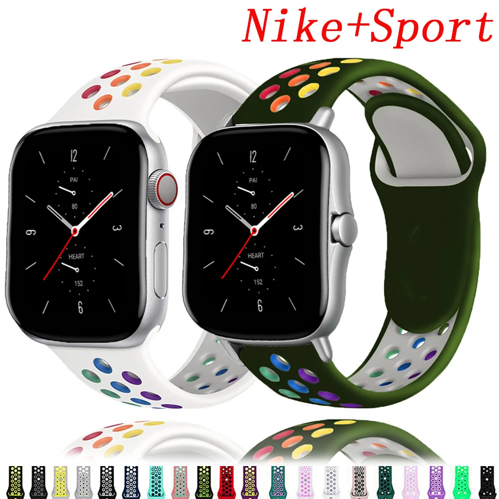 Браслет для смарт браслета Amazfit GTS/2/2e/GTS2 Mini/GTR 42 мм/47 мм/GTR2/2e/stratos 2/3 ремешок bip 20 мм/22