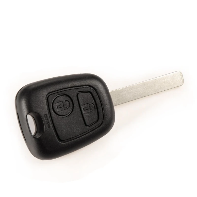 Оболочка ключ плап для дистанционного автомобиля Peugeot 207 307 407 107 SW 308 2 fob кнопки