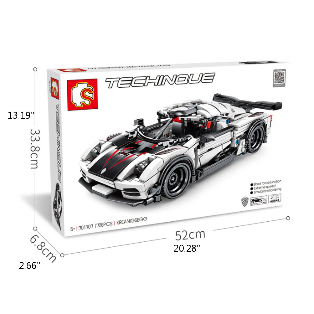 

Technic Car City Speed Pull Back Funcation Racing Car Building Blocks Supercar Model Children Speed Bricks Toys Christmas Gifts