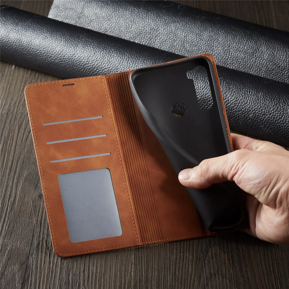 Wallet Leather Case For Xiaomi Poco F4 X3 GT F3 M3 11 10 T Lite Redmi 9 9A 9C Note 11 10 9 8 7 Pro Max Magnetic Flip Card Cover