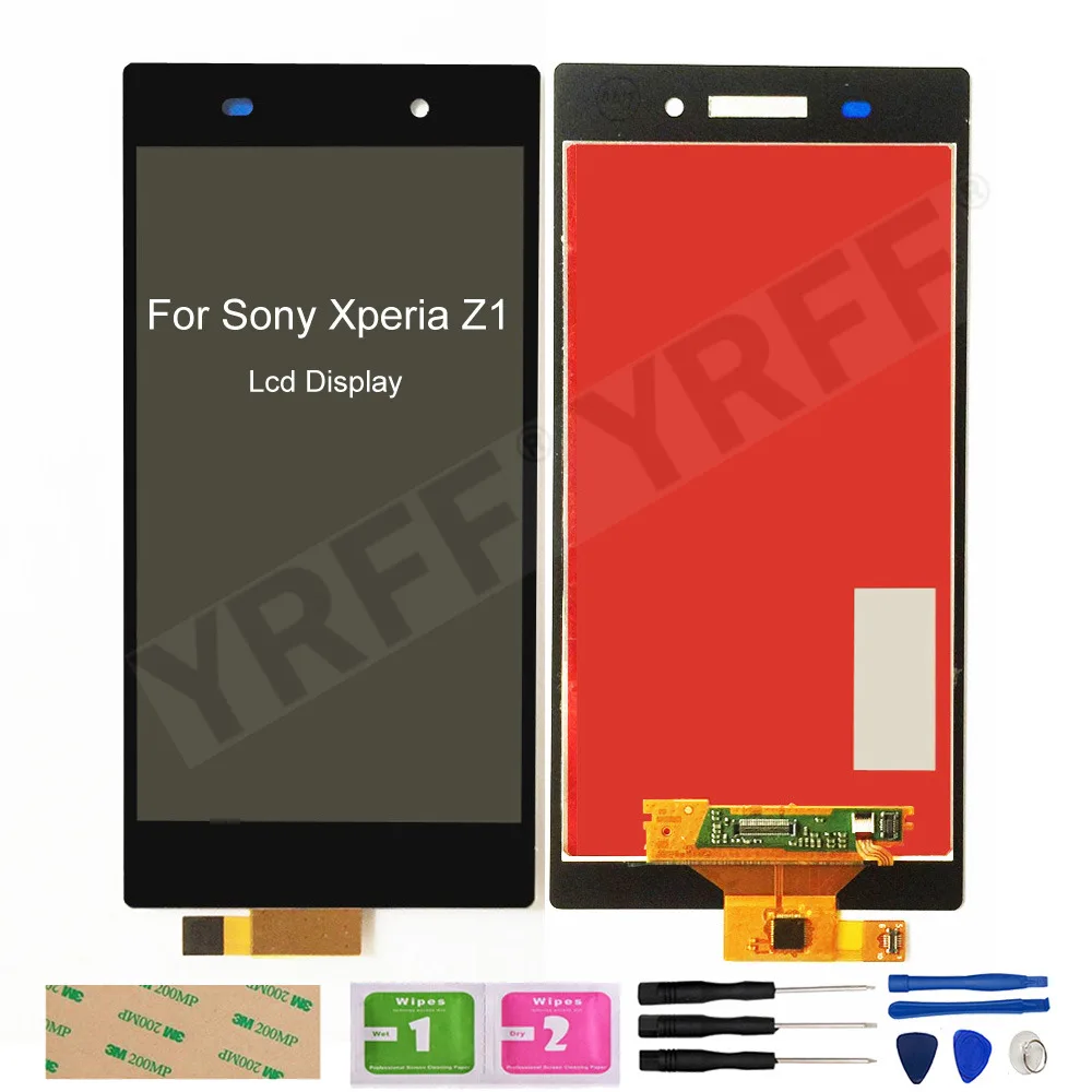 ЖК-дисплей для Sony Xperia Z1 L39H сенсорный экран с цифровым преобразователем C6903 C6902 C6906
