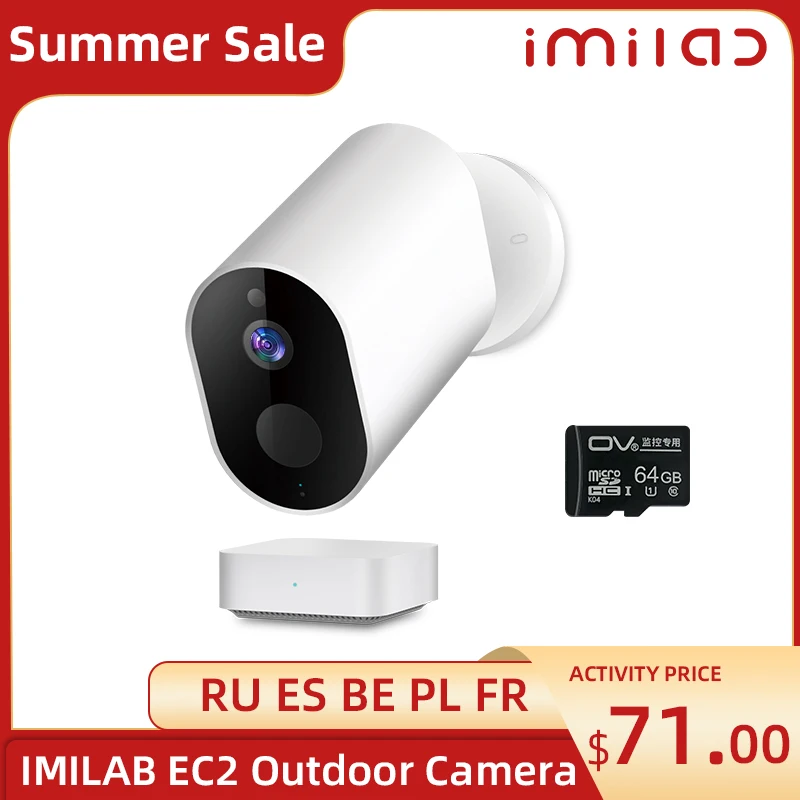 

IMILAB EC2 Wifi Cameras Outdoor Mihome Cctv camera1080P HD Security Camera Wireless Camera Ip66 Night Vision Surveillance Camera