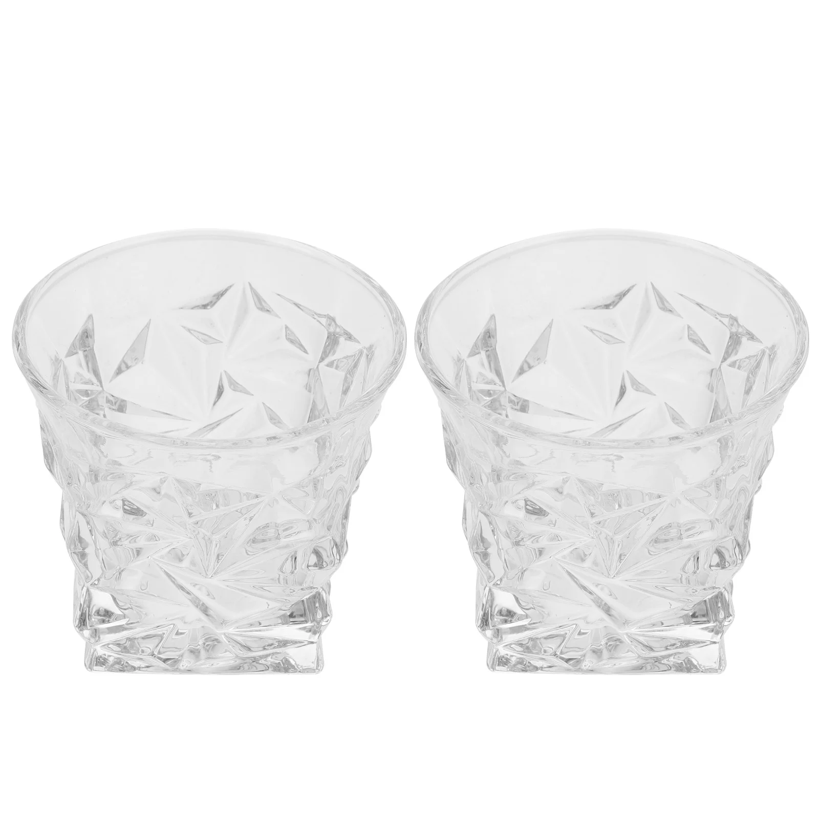 

2pcs Creative Red Champagne Glass Cup Transparent Beer Cup Drink Bottle