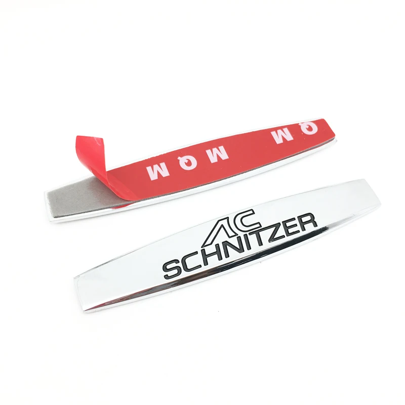 Car styling 2pc 3D Metal Fender side Emblem Badge Stickers For BMW AC SCHNITZER M M3 M5 E46 E39 E90 E36 E34 F10 F15 E53 X5 | Автомобили и