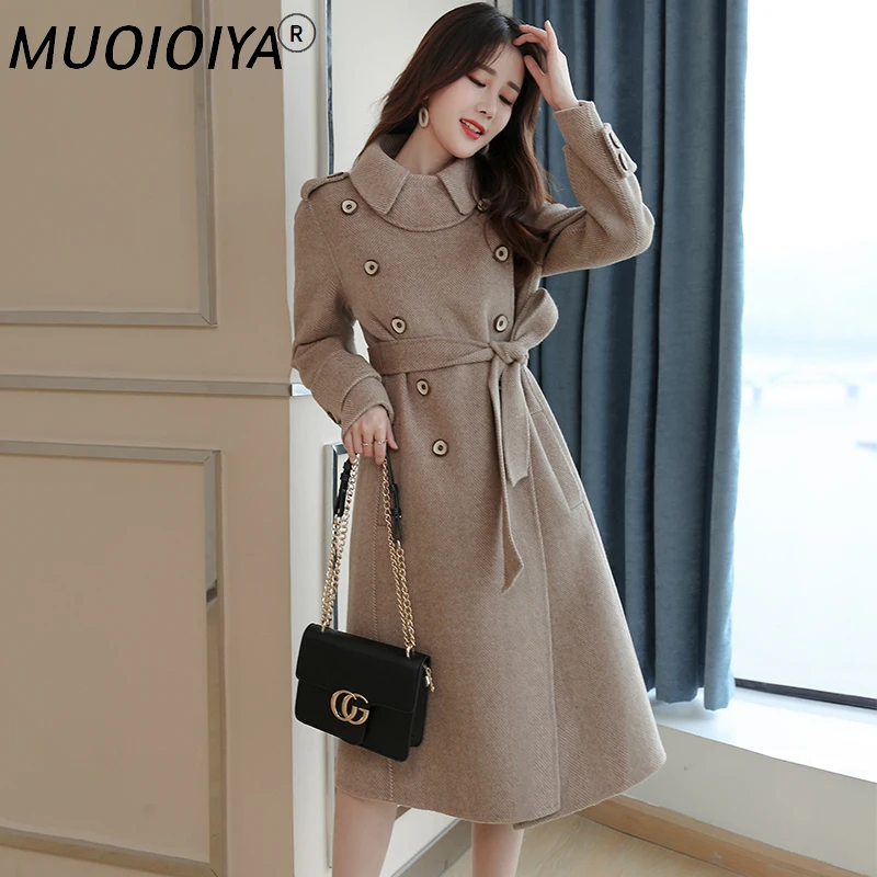 

Зимняя женская двухсторонняя шерстяная куртка, Женская куртка, шерстяные пальто и куртки, Женская длинная куртка, Casaco Feminino MY