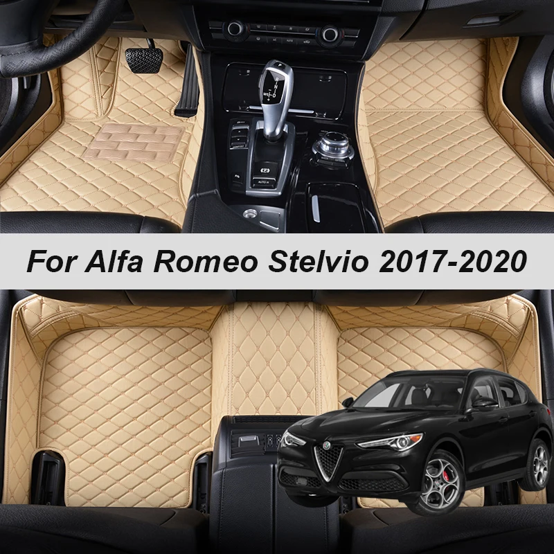

Кожаные автомобильные коврики для Alfa Romeo Stelvio 100% 2017 2018 2019 2020