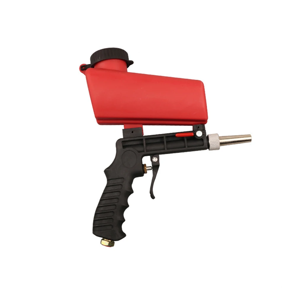 

Portable Gravity Pneumatic Sandblasting Guns 90psi Adjustable Blasting Machine Derusting Sandblasting Spray Gun Pneumatic Tool