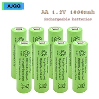 wholesale price 12182025pcs aa 1000mah ni mh aa ni mh battery 1 2v 2a rechargeable battery for toys mice